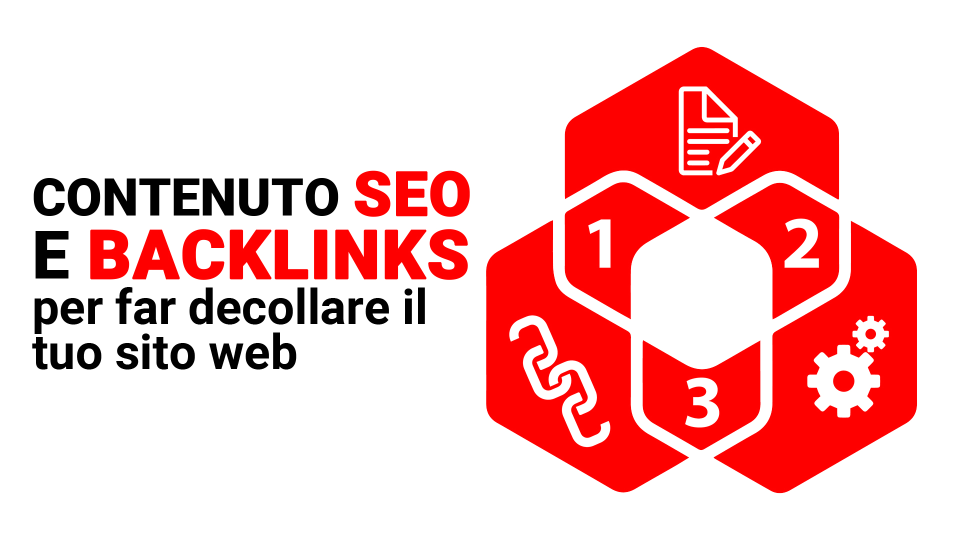 Contenuto SEO e backlink per far decollare il tuo sito web